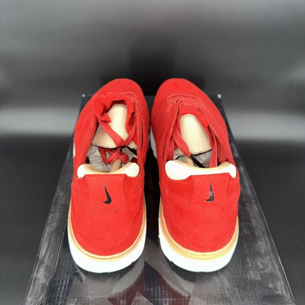 Nike Air Max 1 Royal Gym Red Size 10.5 847671 661 Sneaker Suede - Picture 6 of 16